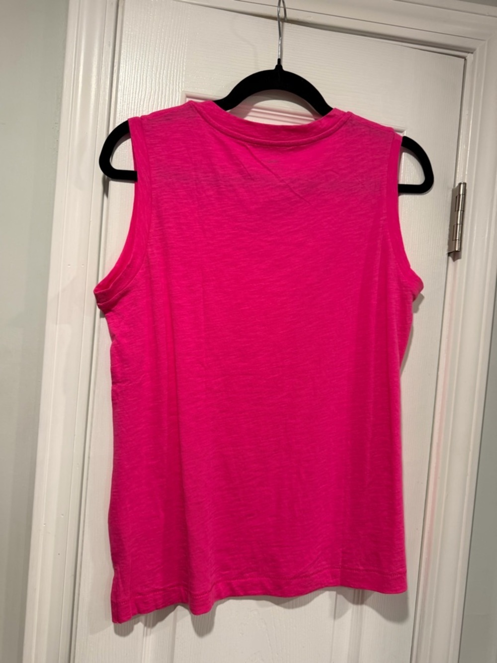 NWOT Madewell Size S Pink Lightweight Crew Neck Relaxed Fit Cotton Tank Top - Picture 7 of 10